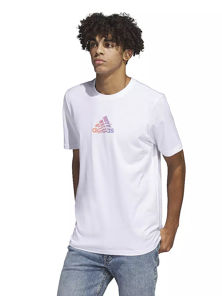 ADIDAS | Herren T-Shirt adidas Power Logo Graphic | weiss