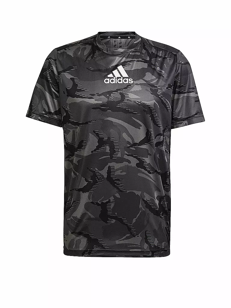 ADIDAS | Herren T-Shirt Aeroready Camo | grau