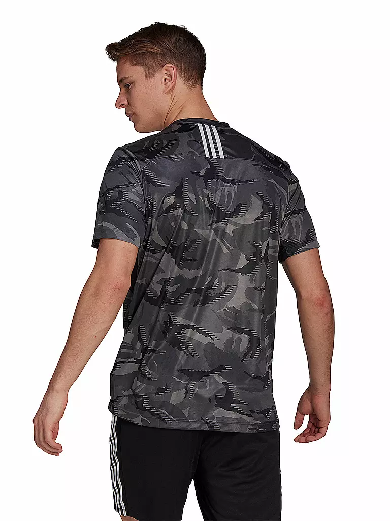 ADIDAS | Herren T-Shirt Aeroready Camo | grau