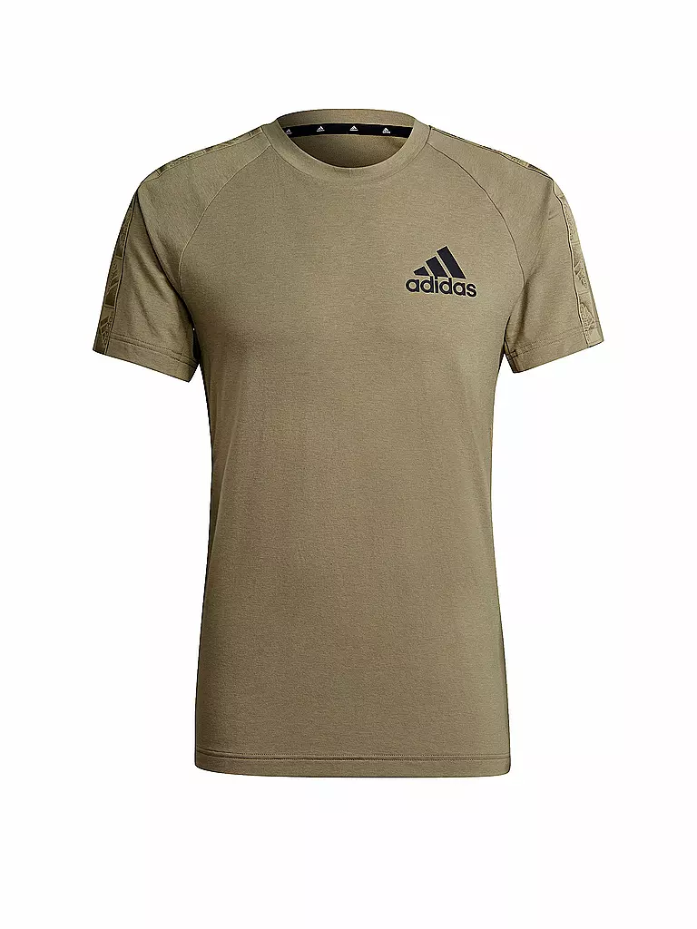 ADIDAS | Herren T-Shirt AEROREADY Designed to Move Motion Logo | olive