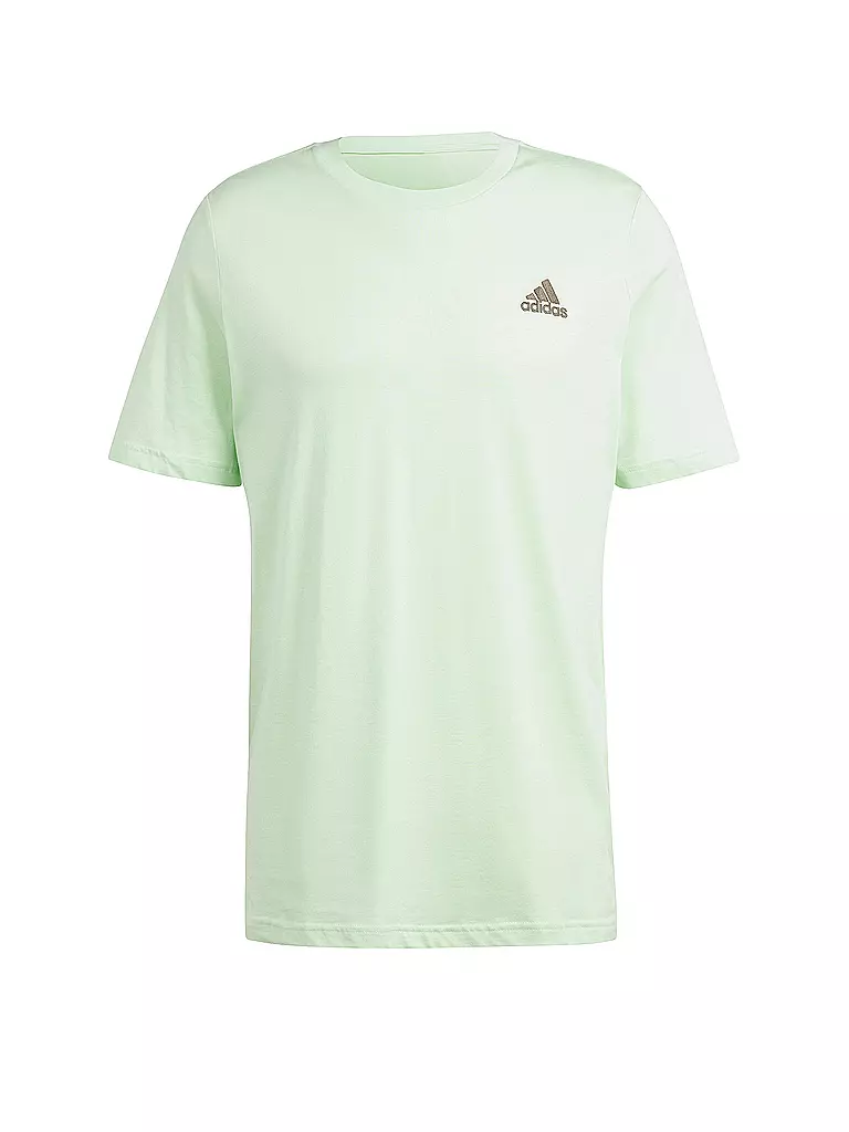 ADIDAS | Herren T-Shirt Embroidered  | hellgrün