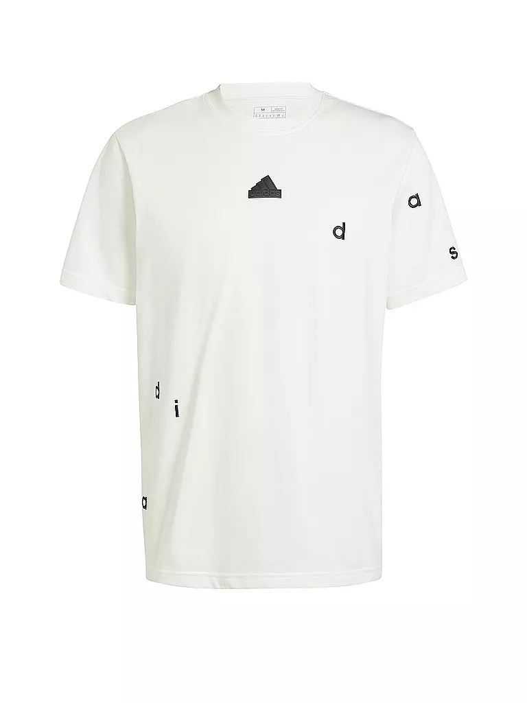 ADIDAS | Herren T-Shirt Embroidered  | weiss