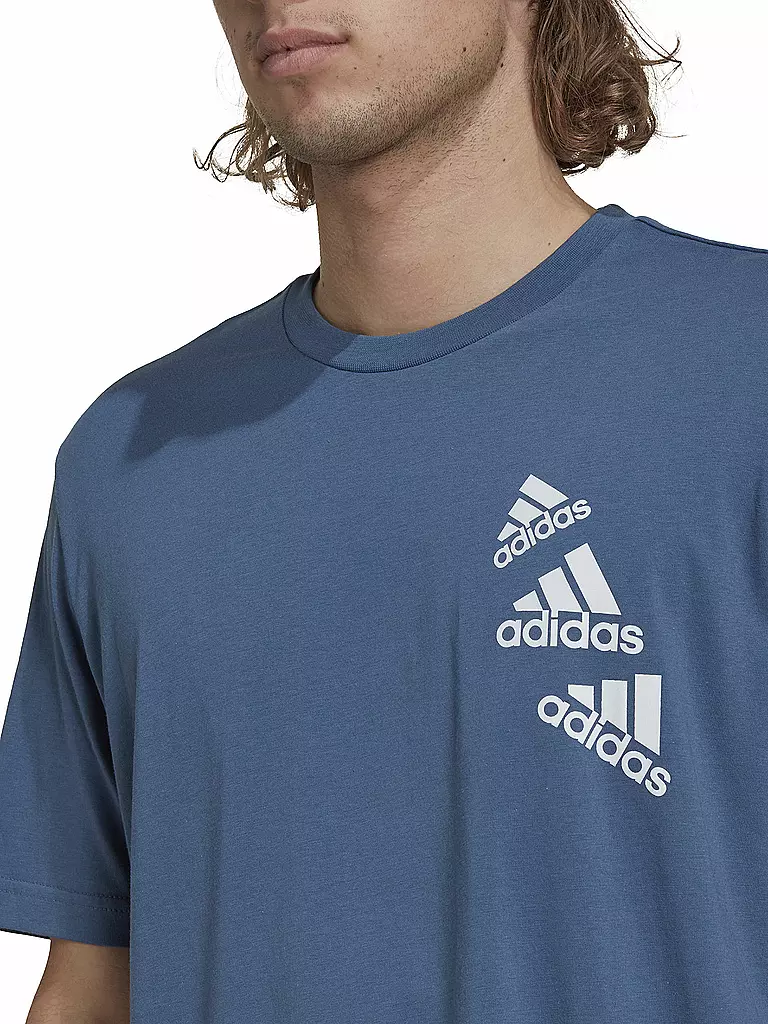 ADIDAS | Herren T-Shirt Essentials BrandLove | grau