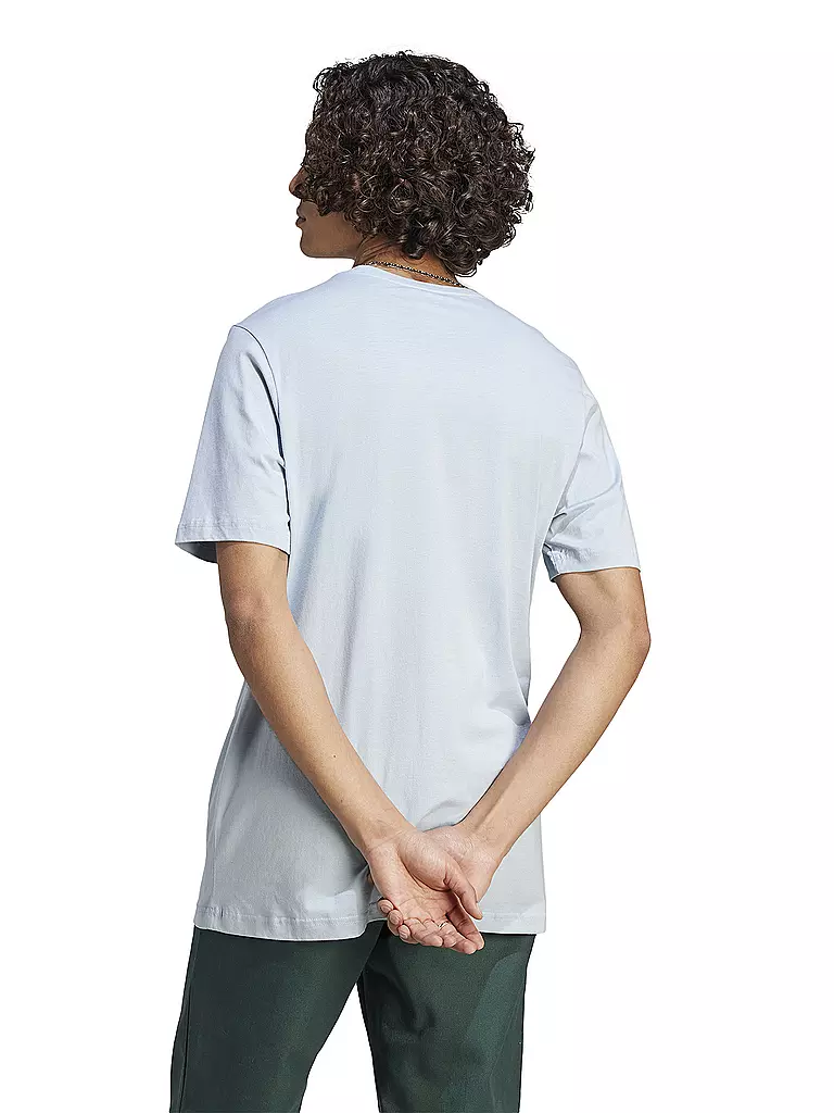 ADIDAS | Herren T-Shirt Essentials Single Jersey Embroidered Small Logo | hellblau