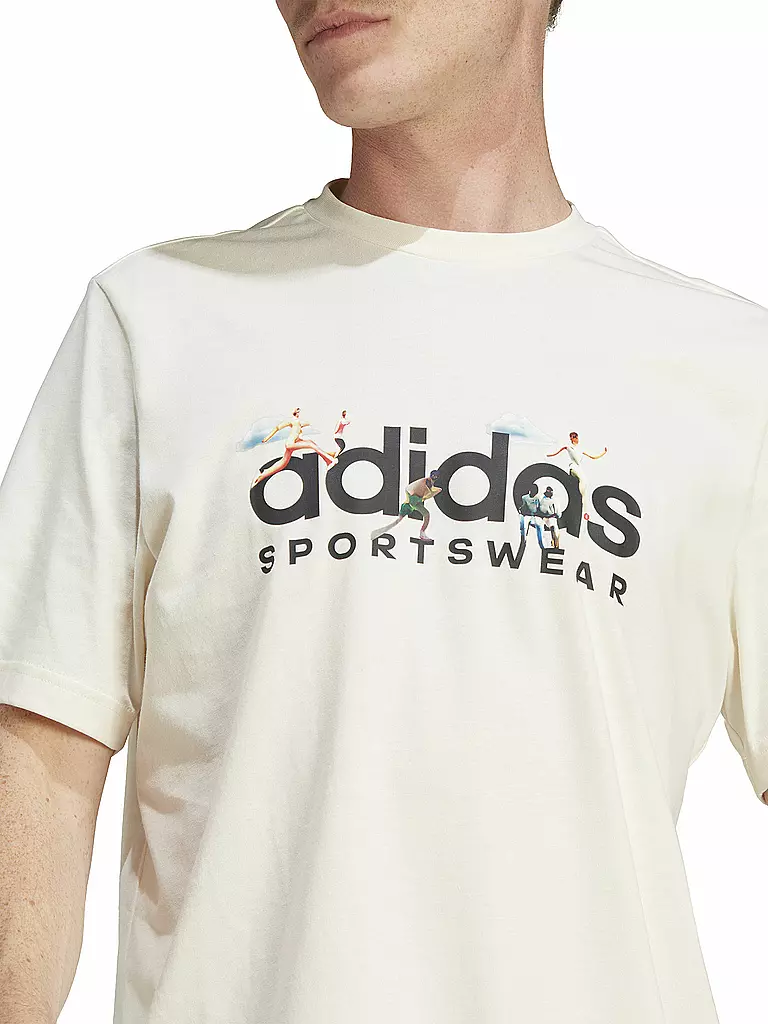 ADIDAS | Herren T-Shirt Landscape | weiss