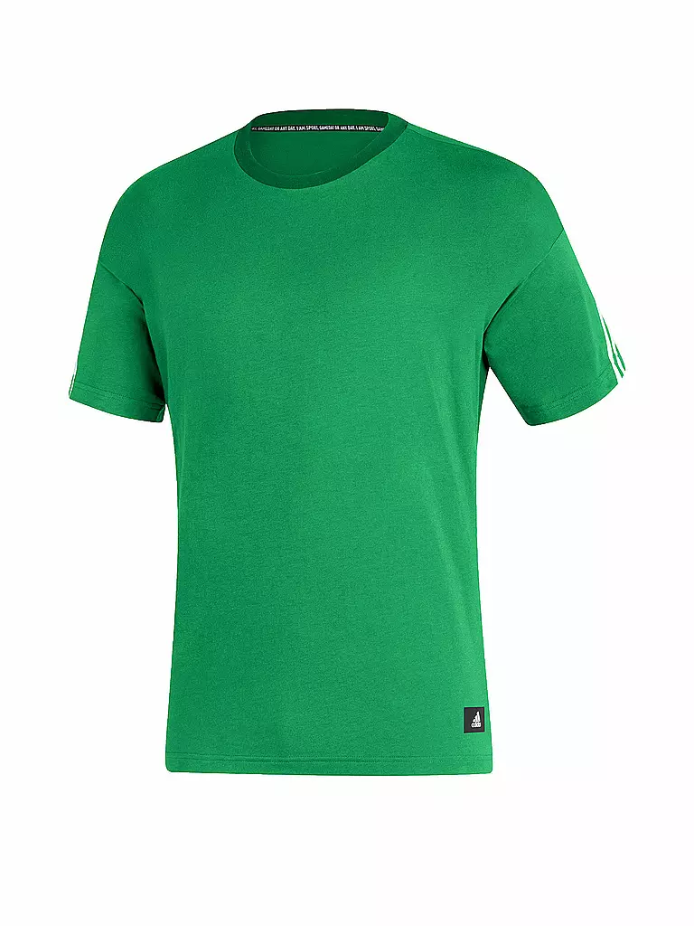 ADIDAS | Herren T-Shirt Sportswear 3-Streifen | grün