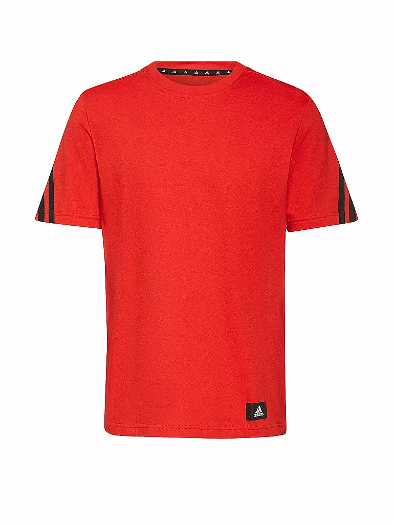 ADIDAS | Herren T-Shirt Sportswear Future Icons 3-Streifen | rot