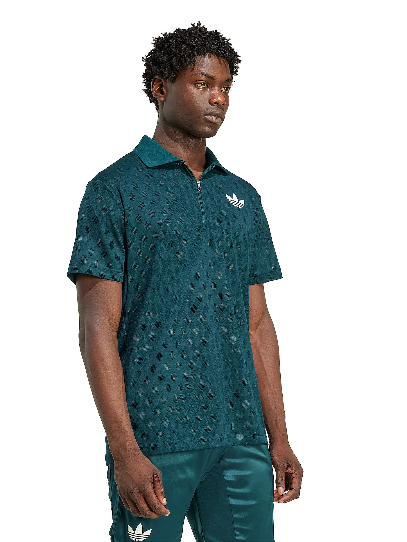 ADIDAS | Herren Tennispolo Pro Original | petrol