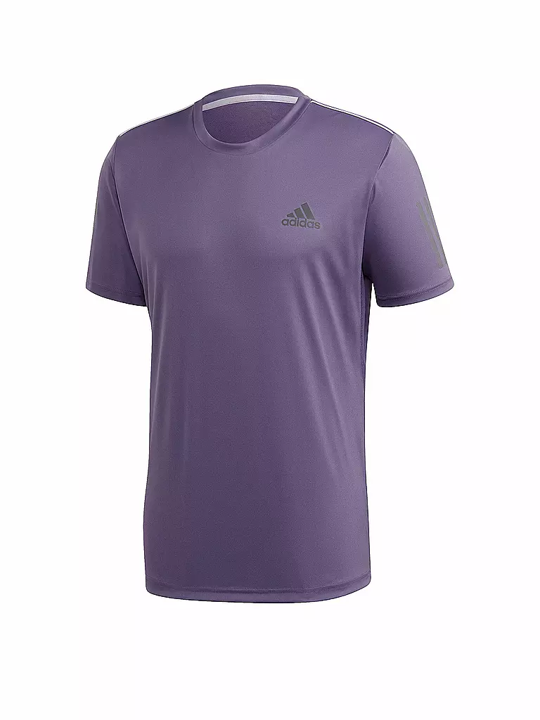 ADIDAS | Herren Tennisshirt 3-Streifen Club | lila