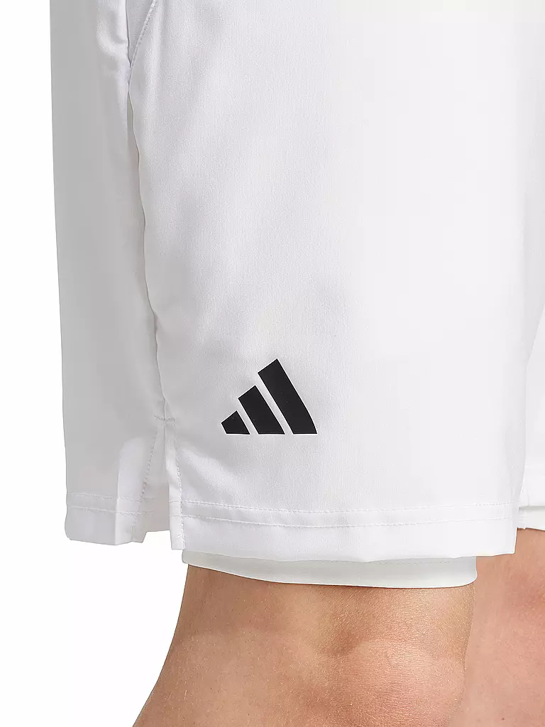 ADIDAS | Herren Tennisshort Club 2in1 | weiss