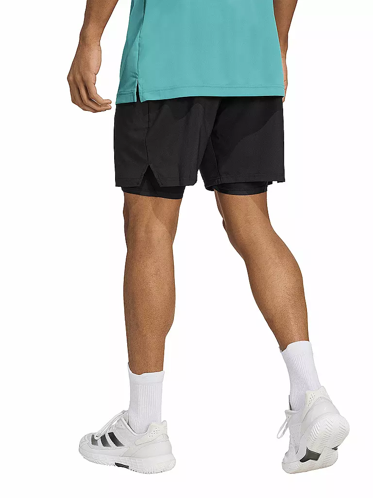 ADIDAS | Herren Tennisshort Club Climacool 2in1 | schwarz