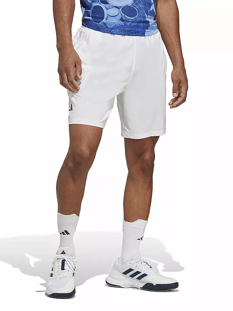 ADIDAS | Herren Tennisshort Club Stretch Woven 7inch | weiss