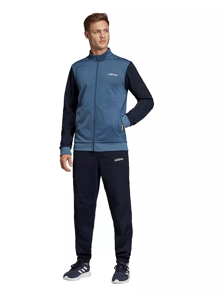 ADIDAS | Herren Trainingsanzug Linear Tricot | blau