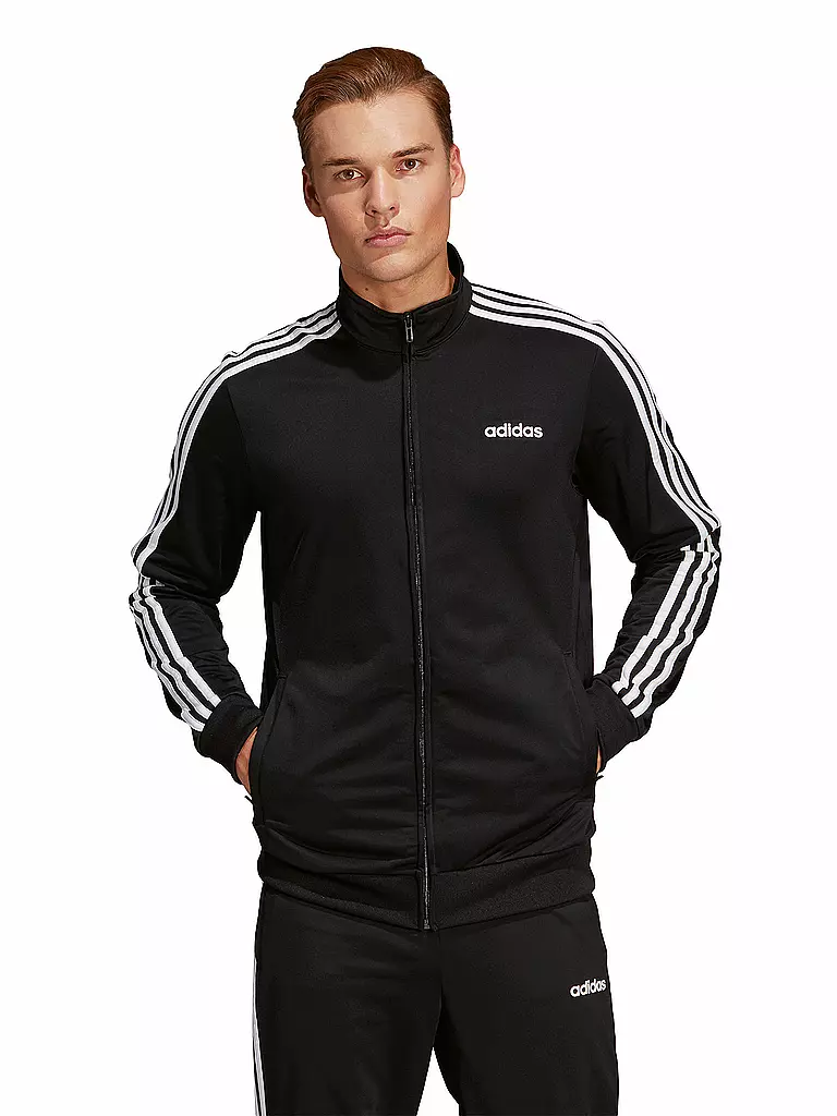 ADIDAS | Herren Trainingsjacke Essentials 3-Streifen | schwarz