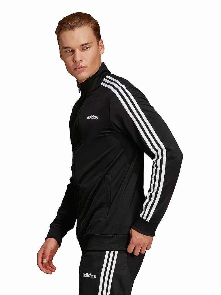 ADIDAS | Herren Trainingsjacke Essentials 3-Streifen | schwarz