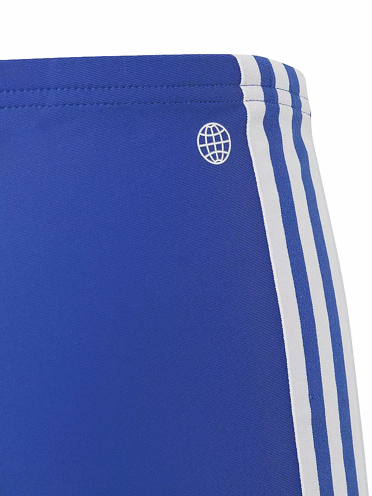 ADIDAS | Jungen Beinbadehose Classic 3-Streifen Boxer | blau