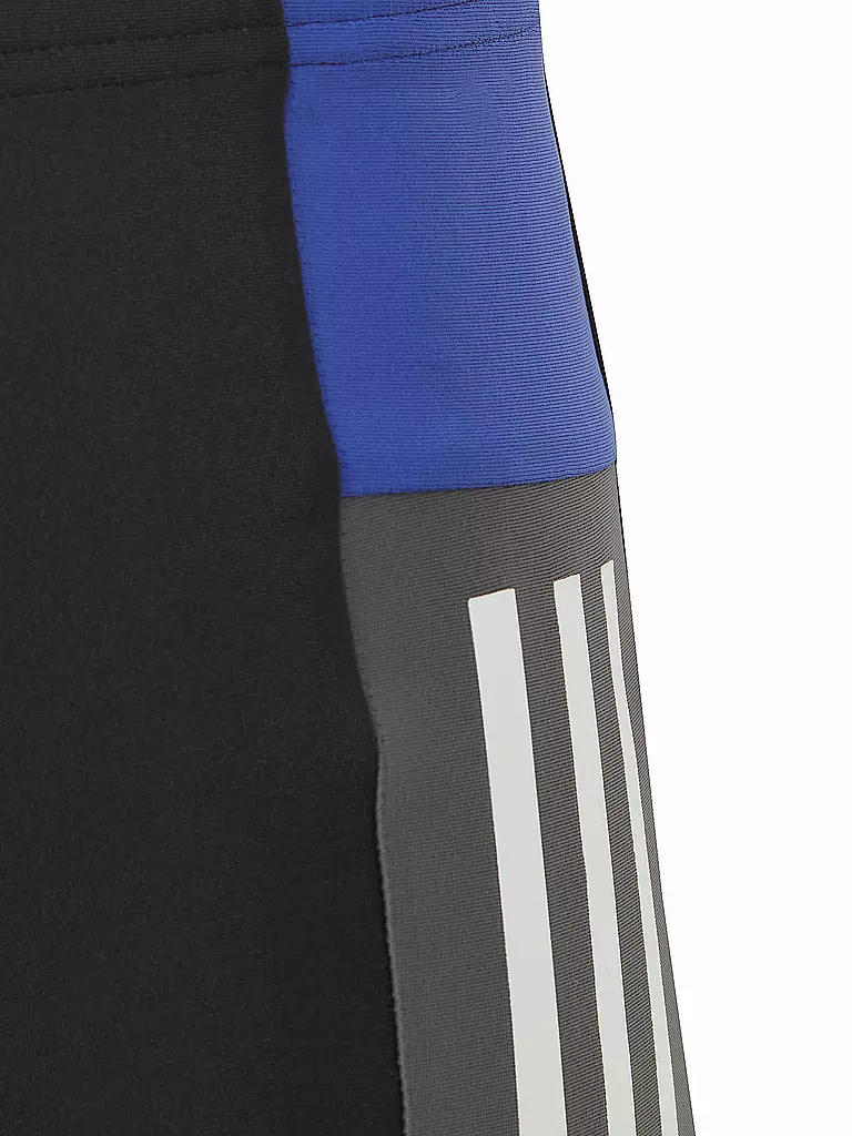 ADIDAS | Jungen Beinbadehose Colourblock 3-Streifen Boxer | schwarz