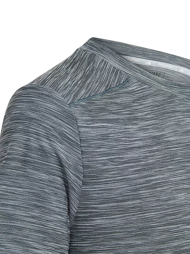 ADIDAS | Jungen Fitnessshirt AEROREADY Heather | petrol