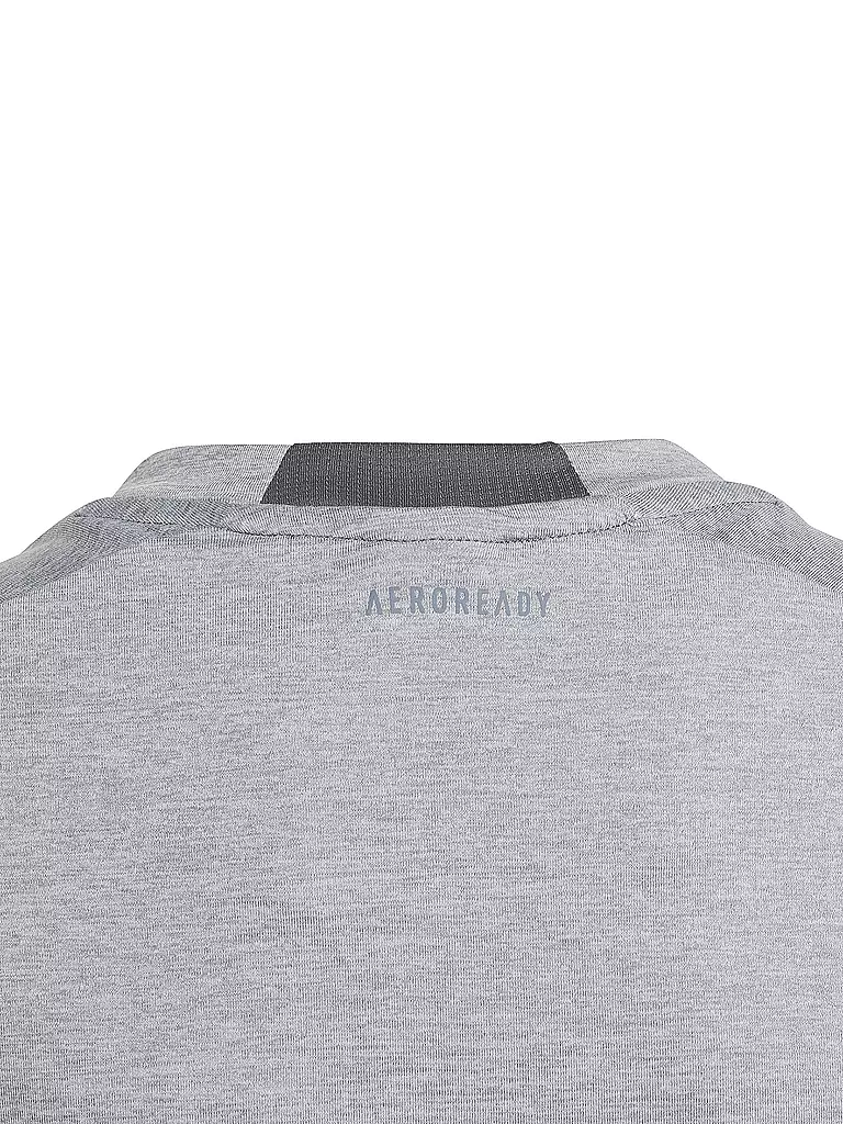 ADIDAS | Jungen Fitnessshirt Aeroready Heather | grau