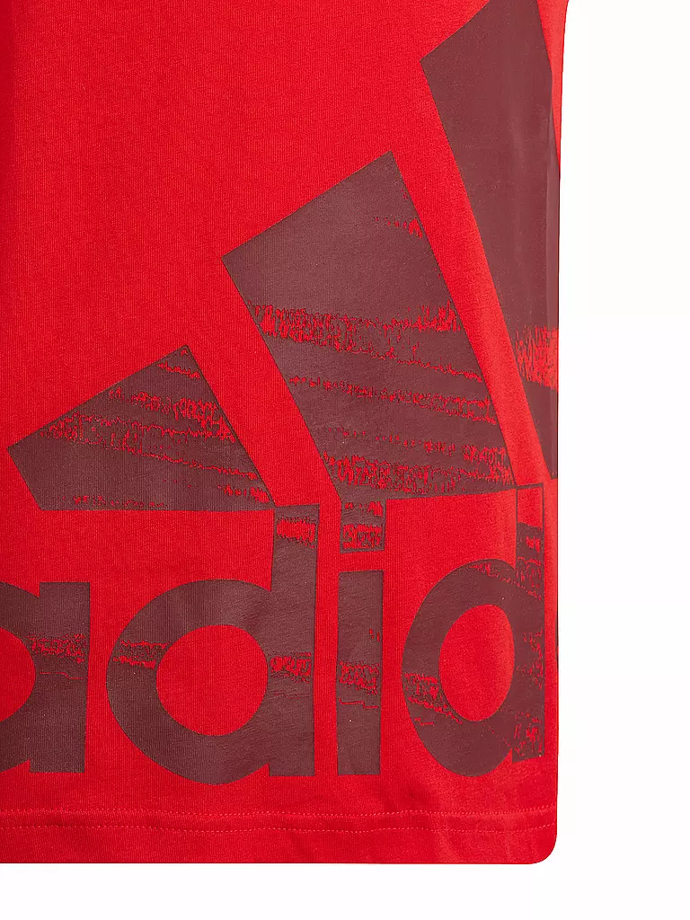 ADIDAS | Jungen Fitnessshirt Logo | rot