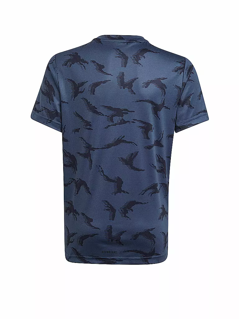 ADIDAS | Jungen T-Shirt Camo | blau