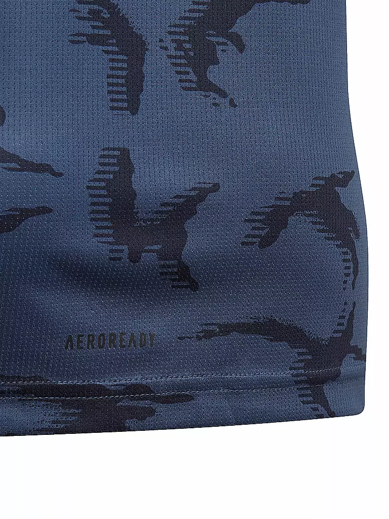 ADIDAS | Jungen T-Shirt Camo | blau