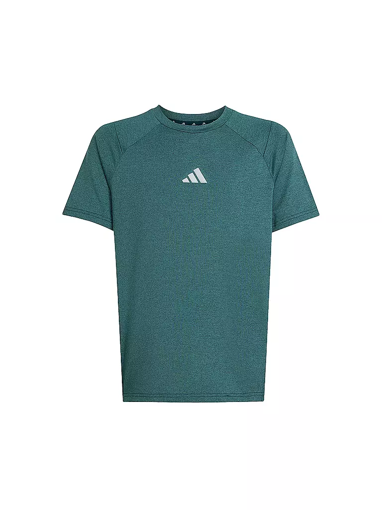 ADIDAS | Kinder Fitnessshirt | dunkelgrün