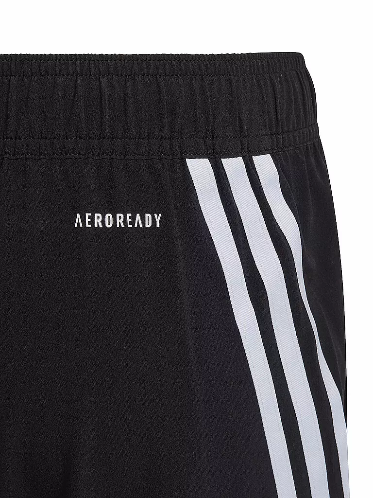 ADIDAS | Kinder Fitnessshort AEROREADY Primegreen 3-Streifen Woven | schwarz