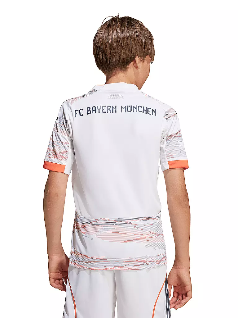 ADIDAS | Kinder Fußballshort FC Bayern München 25/26 Auswärts | weiss