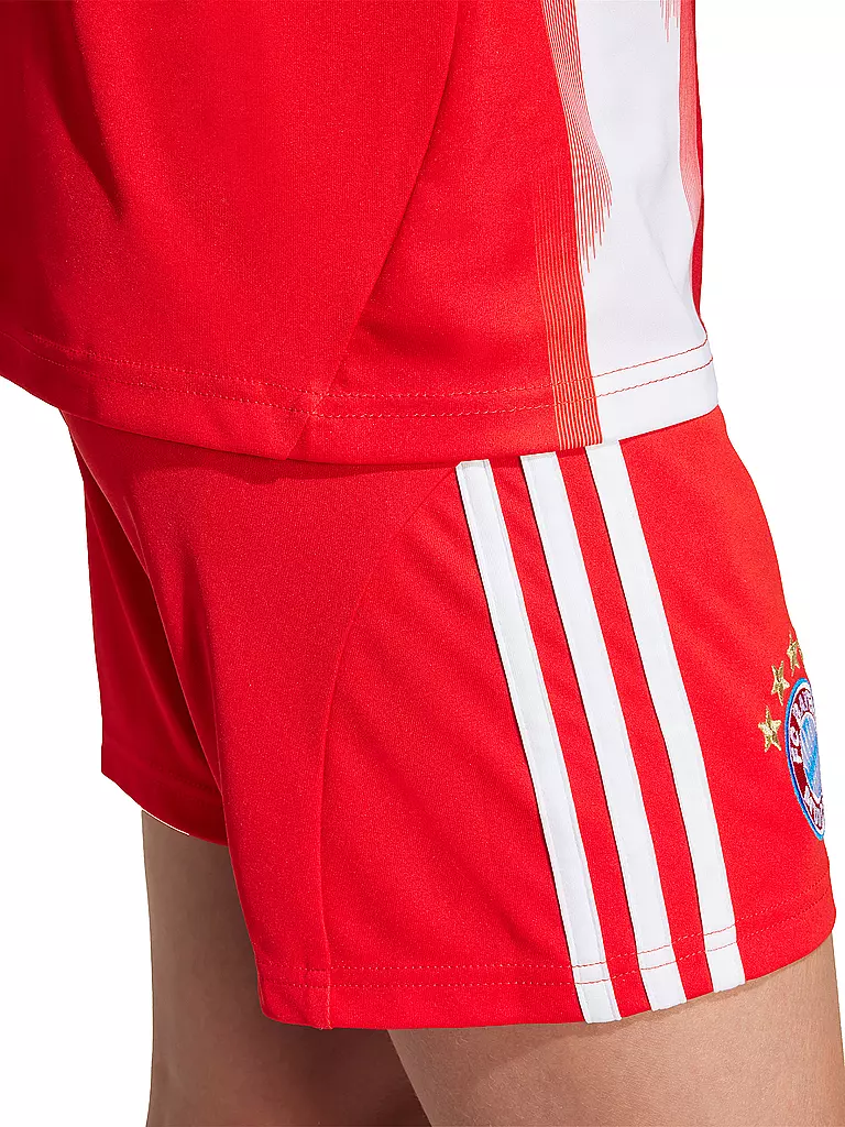 ADIDAS | Kinder Fußballshort FC Bayern München 25/26 Heim | rot