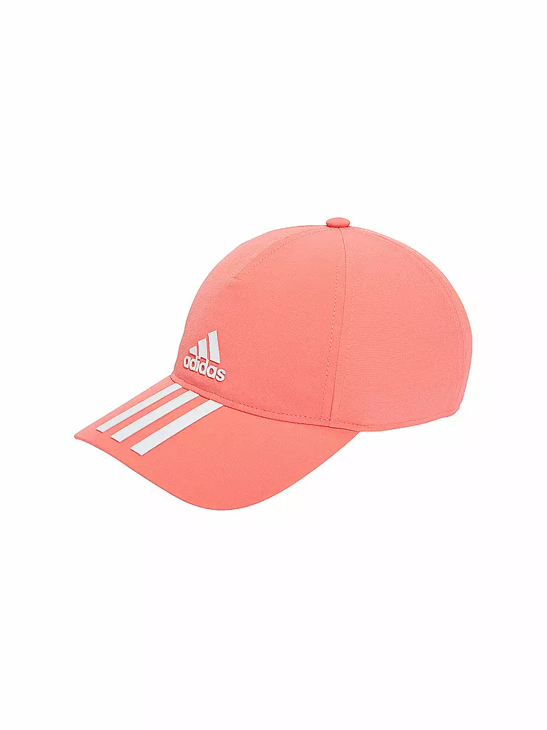 ADIDAS | Kinder Kappe AEROREADY 3-Streifen | Koralle