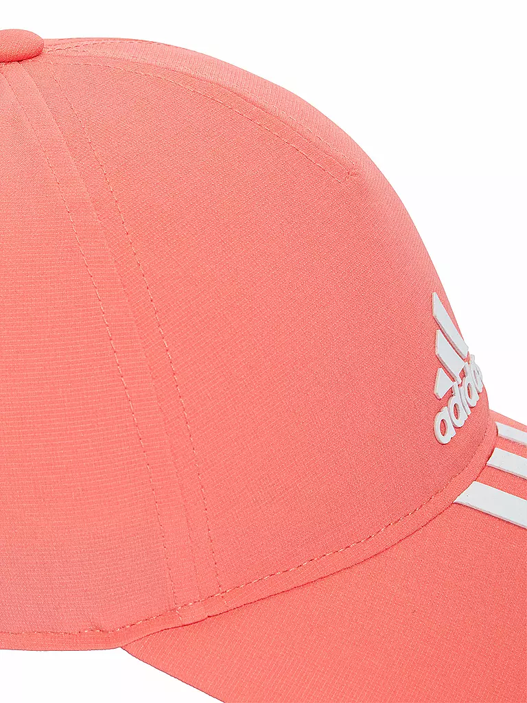 ADIDAS | Kinder Kappe AEROREADY 3-Streifen | Koralle