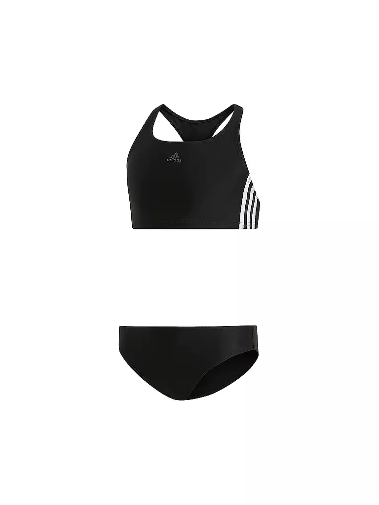 ADIDAS | Mädchen Bikini 3-Streifen | schwarz