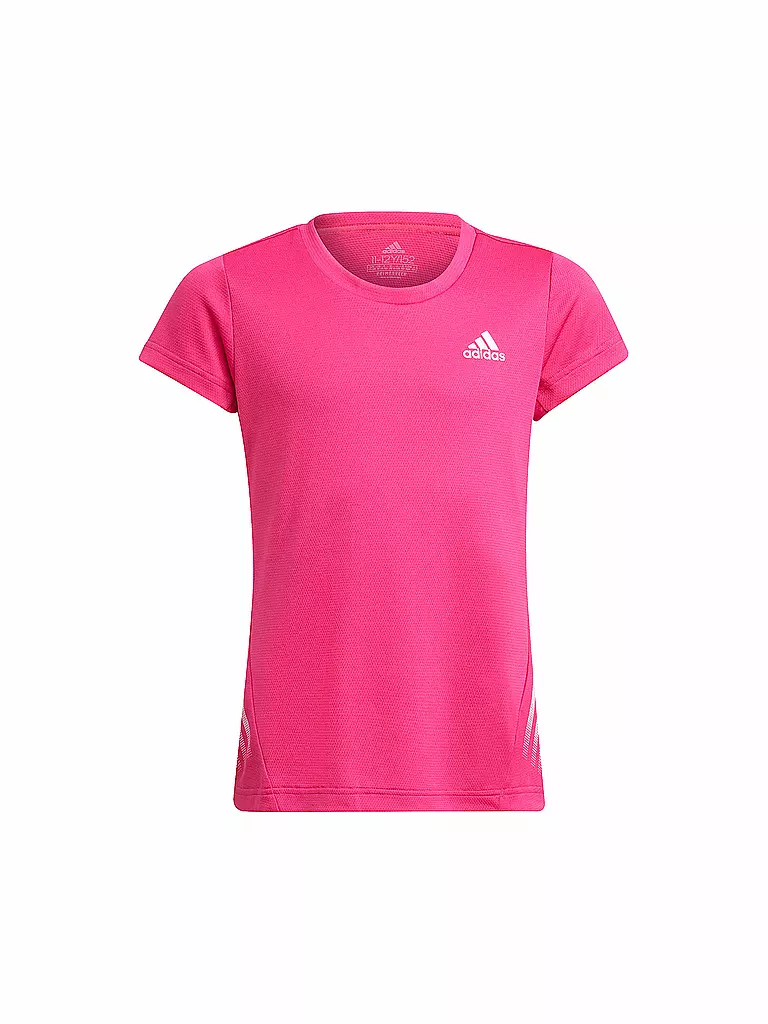ADIDAS | Mädchen Fitnessshirt Aeroready 3-Streifen | pink