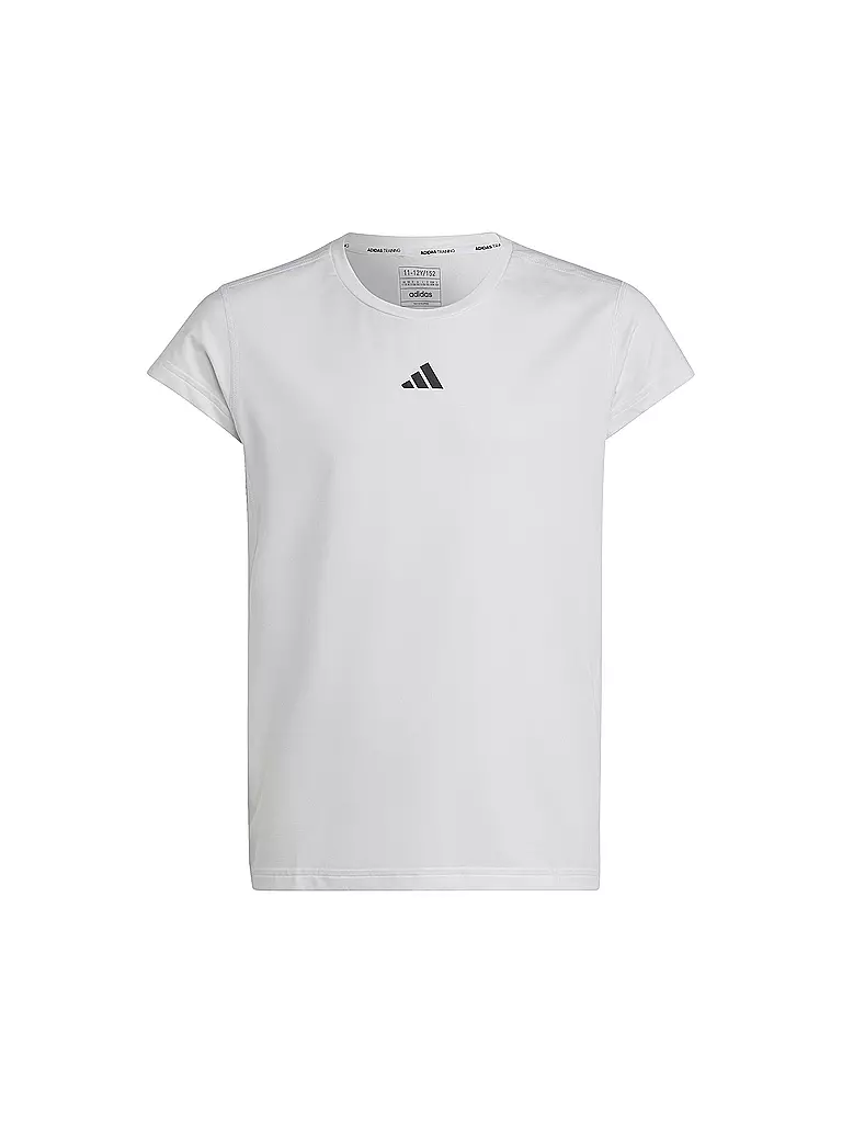 ADIDAS | Mädchen Fitnessshirt Training AEROREADY 3-Streifen  | weiss