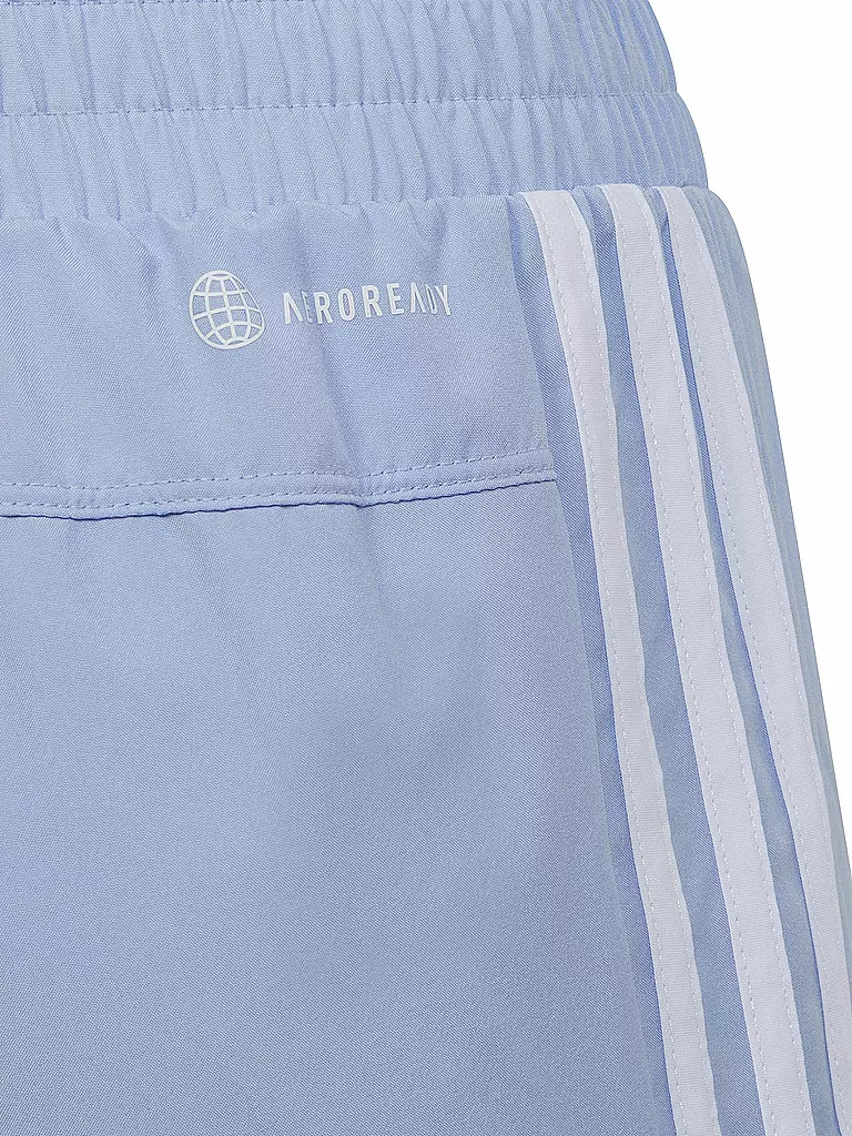 ADIDAS | Mädchen Fitnessshort Train Essentials AEROREADY 3-Streifen | hellblau