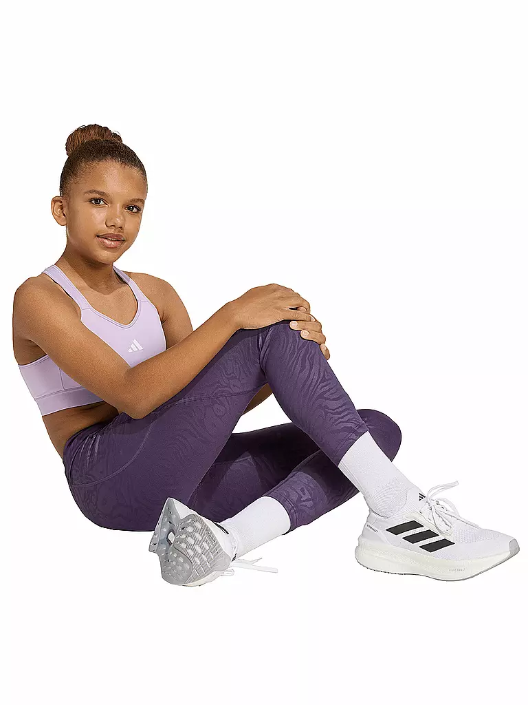 ADIDAS | Mädchen Fitnesstight All Sports Optime Animalprint | lila