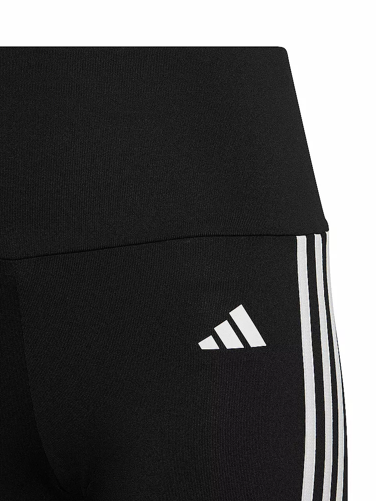 ADIDAS | Mädchen Fitnesstight Train Essentials AEROREADY 3-Streifen High-Waisted | schwarz