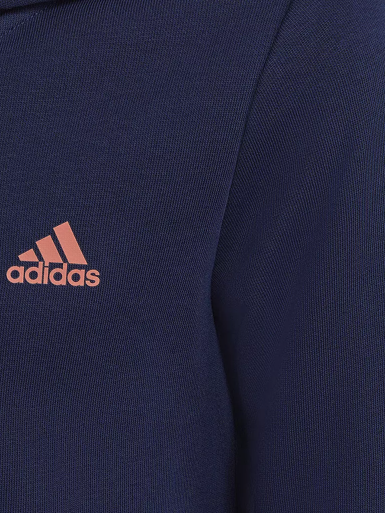 ADIDAS | Mädchen Kapuzenjacke Essentials Linear Logo  | dunkelblau