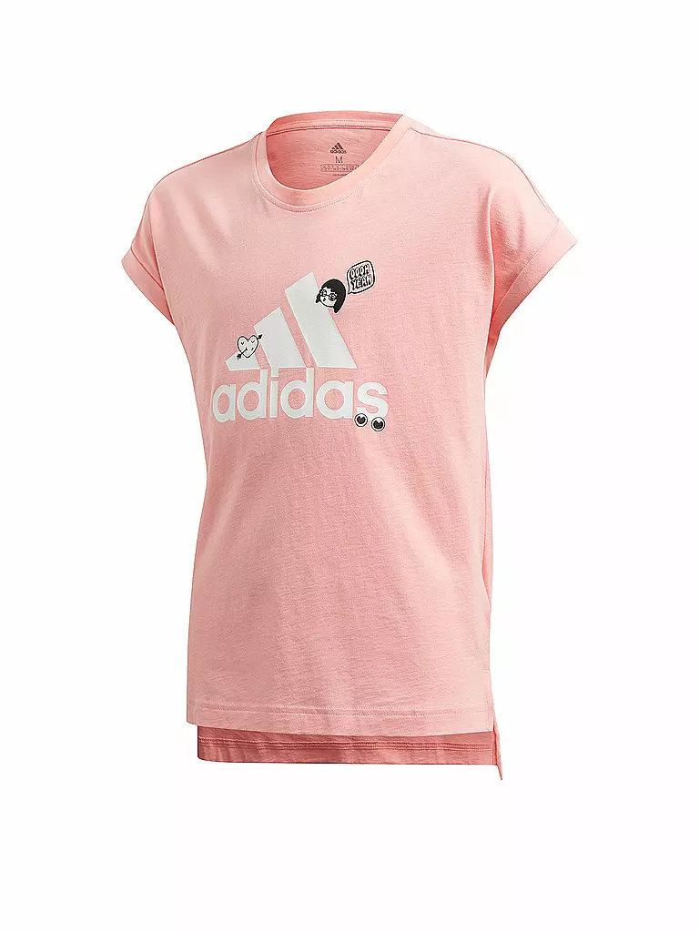 ADIDAS | Mädchen T-Shirt Badges | rosa