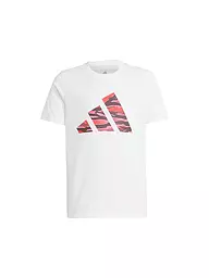 ADIDAS | Mädchen T-Shirt Camo Logo | weiss