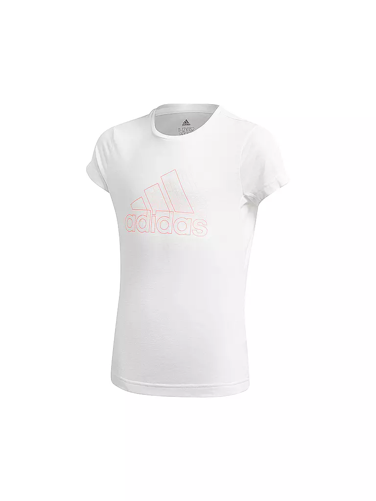 ADIDAS | Mädchen t-Shirt Up2Mv Aeroready | weiß