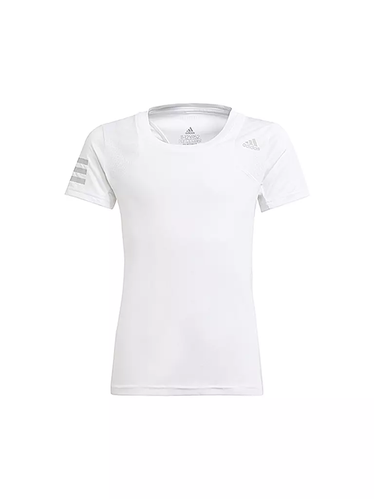 ADIDAS | Mädchen Tennisshirt Club 3-Streifen | weiß