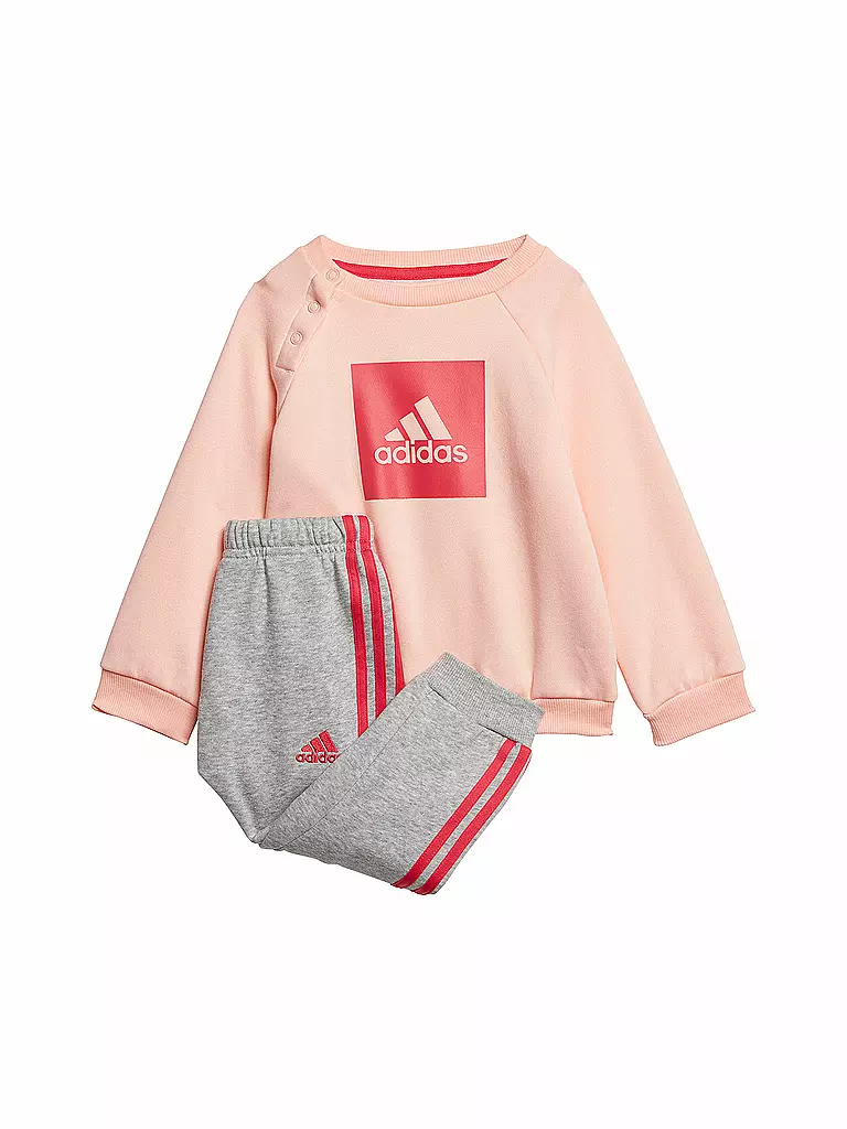 ADIDAS | Mädchen Trainingsanzug Fleece 3-Streifen | rosa