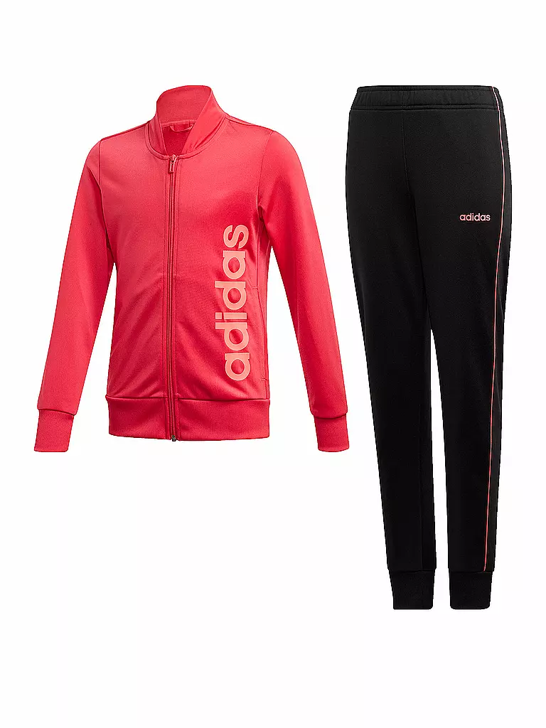 ADIDAS | Mädchen Trainingsanzug Young Girls Polyester Tracksuit | rosa
