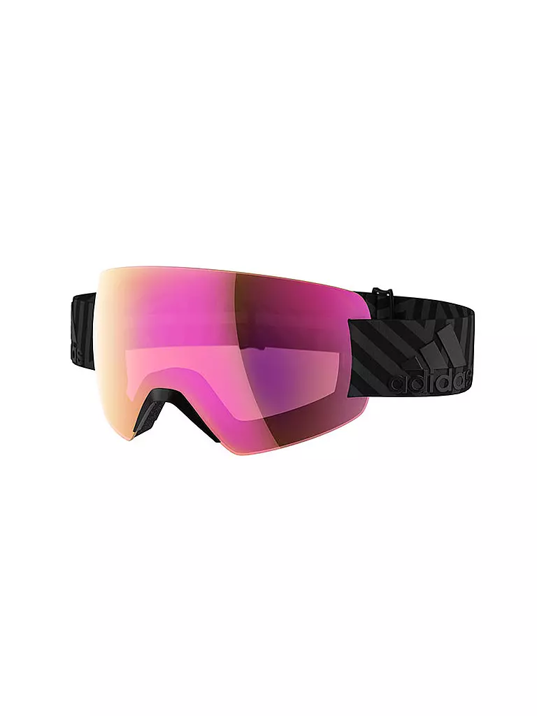 ADIDAS | Touren-Skibrille Progressor Splite black matt / light vario purple mirror | schwarz