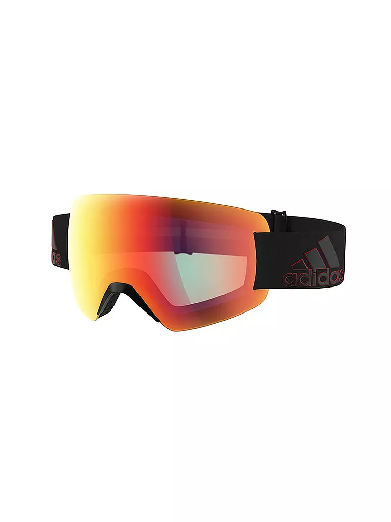 ADIDAS | Touren-Skibrille Progressor Splite black red / light red mirror | schwarz