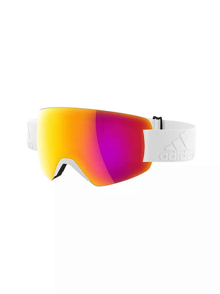 ADIDAS | Touren-Skibrille Progressor Splite white shiny /purple mirror (antifog) | weiß