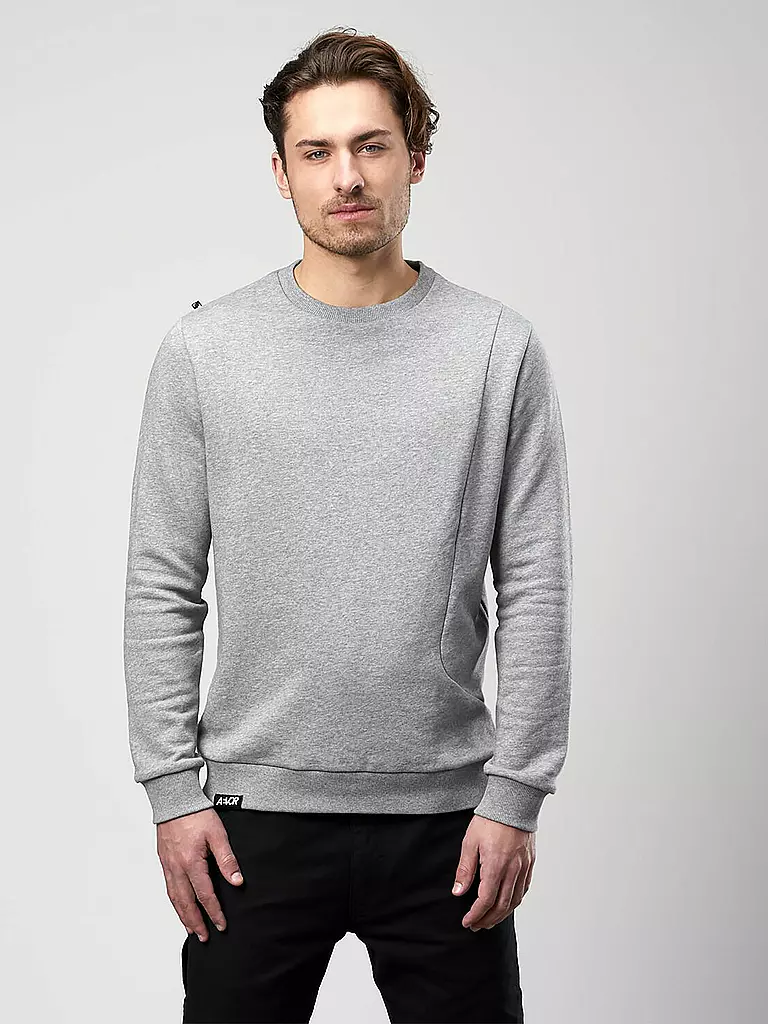 AEVOR | Herren Sweater Pocket | grau