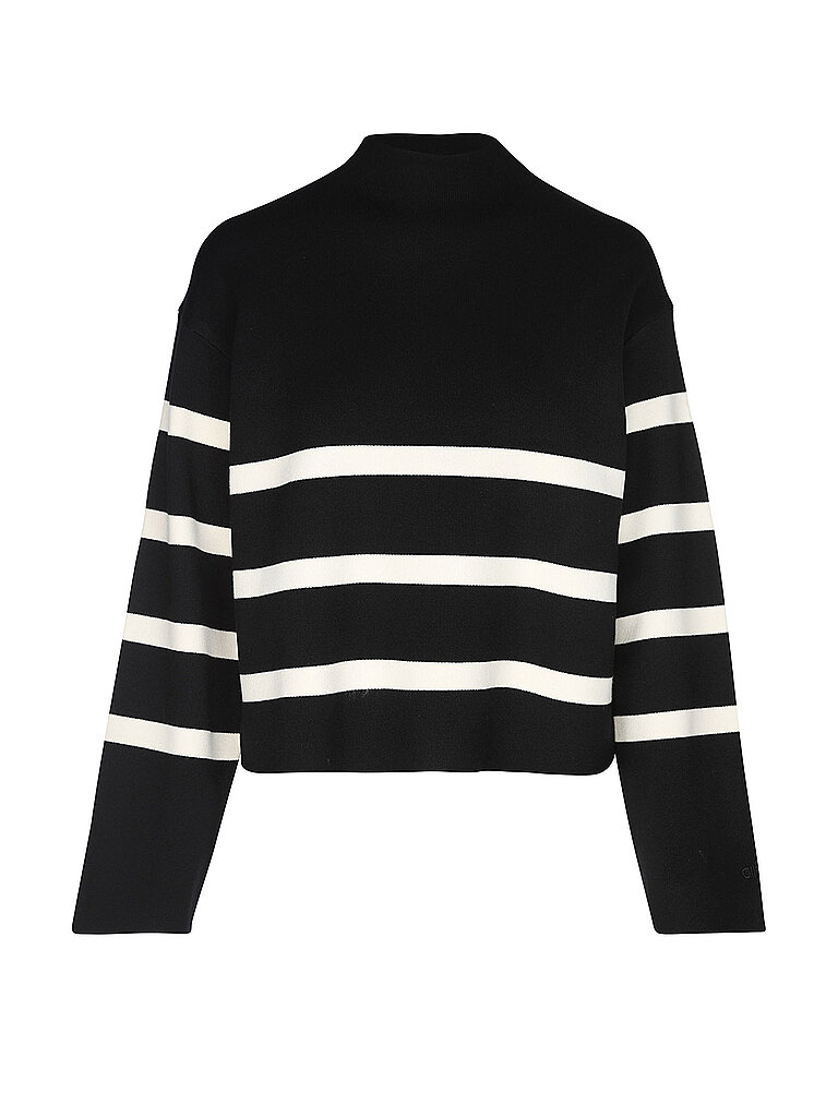 AIM'N AIM'N Damen Sweater Perfekt Knit Stripe schwarz | XS, schwarz